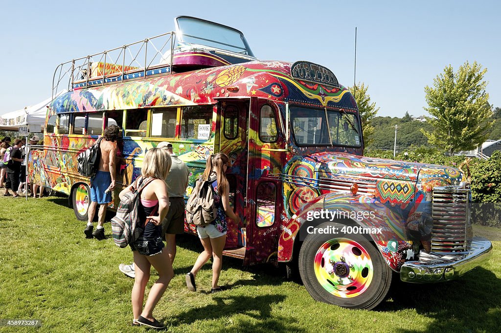 The Further Bus At Hempfest High Res Stock Photo Getty Images the-further-bus-at-hempfest-high-res-stock-photo-getty-images