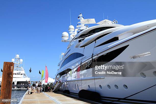 boat show in west palm beach - west palm beach stock pictures, royalty-free photos & images