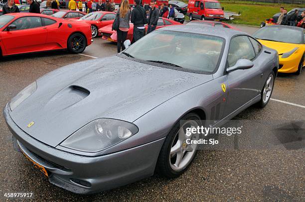 ferrari 550 maranello - air intake shaft stock pictures, royalty-free photos & images