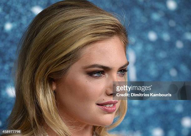 Model Kate Upton attends 2014 Women's Leadership Award Honoring Stella McCartney at Alice Tully Hall at Lincoln Center on November 13, 2014 in New...