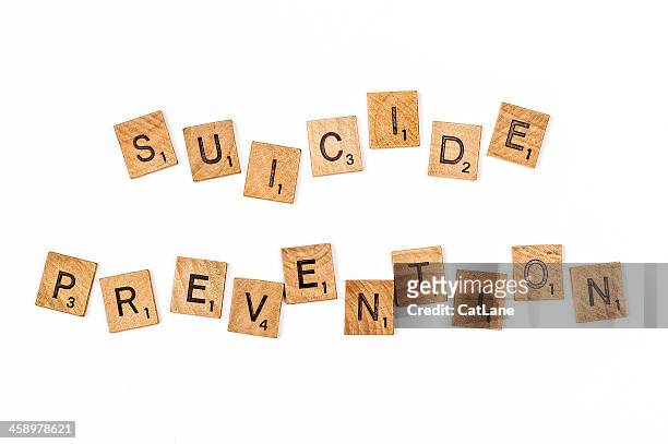 suicide prevention - scrabble stock pictures, royalty-free photos & images