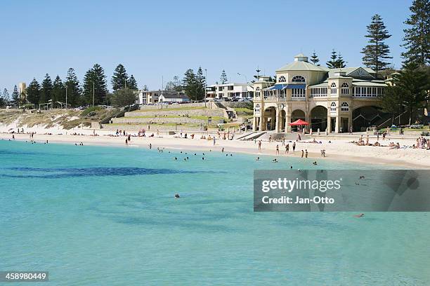 cottesloe beach - beach western australia bildbanksfoton och bilder