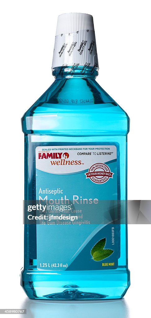 Family Wellness Antiseptic Mouth Rinse bottle