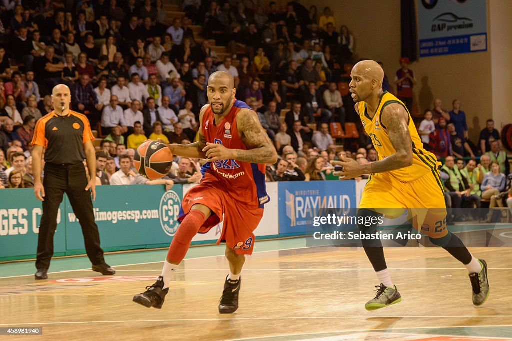 Limoges CSP vs CSKA Moscow  - Turkish Airlines Euroleague