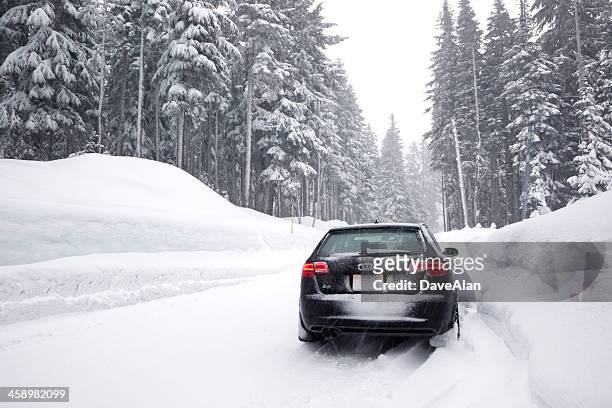 audi a3 quattro winter. - audi a3 stock pictures, royalty-free photos & images