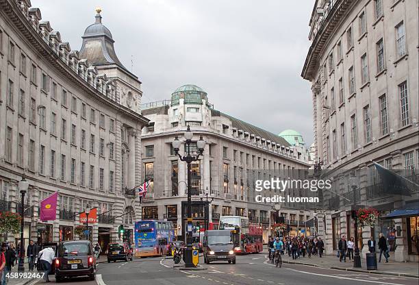 regent street in london - luton stock pictures, royalty-free photos & images