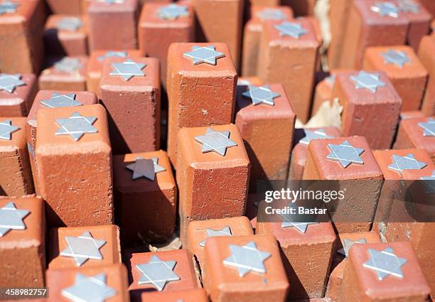 holocaust monument - holocaust memorial stock pictures, royalty-free photos & images