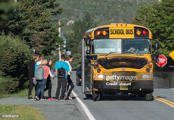 Student Bus Ride Young Adult School Bus Photos and Premium High Res Pictures - Getty Images