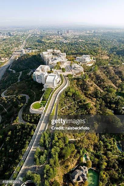 getty center in los angeles, california - getty center stock pictures, royalty-free photos & images