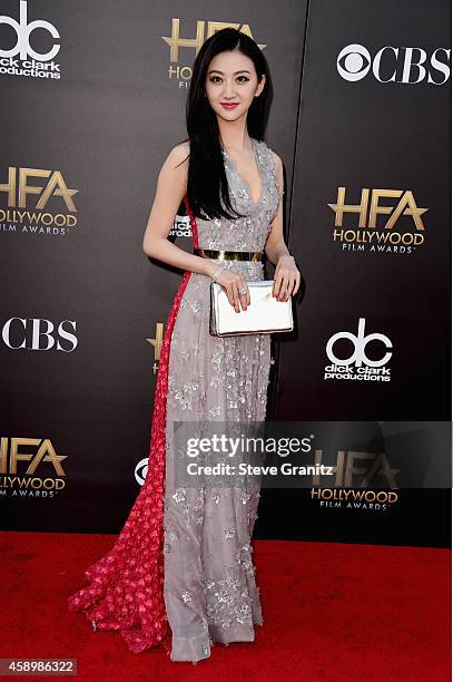 Actress Jing Tian attends the 18th Annual Hollywood Film Awards at The Palladium on November 14, 2014 in Hollywood, California.