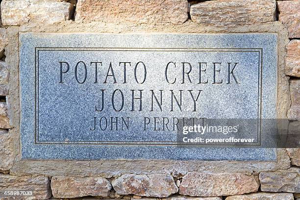 potato creek johnny's grave - deadwood, south dakota - deadwood south dakota 個照片及圖片檔