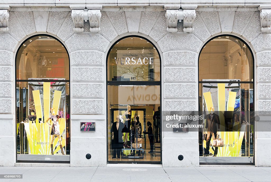 Versace in the Fifth Avenue New York
