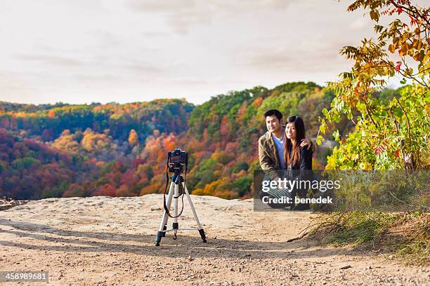autumn portrait, niagara escarpment, bruce trail - niagara escarpment stock pictures, royalty-free photos & images