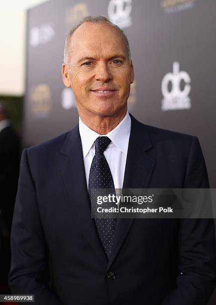 Actor Michael Keaton attends the 18th Annual Hollywood Film Awards at The Palladium on November 14, 2014 in Hollywood, California.