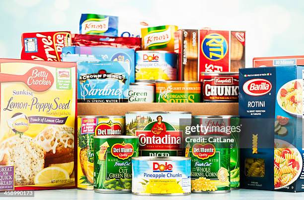 alimentos unidade de recolha - não perecíveis imagens e fotografias de stock