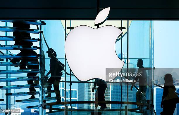apple store - apple china stockfoto's en -beelden