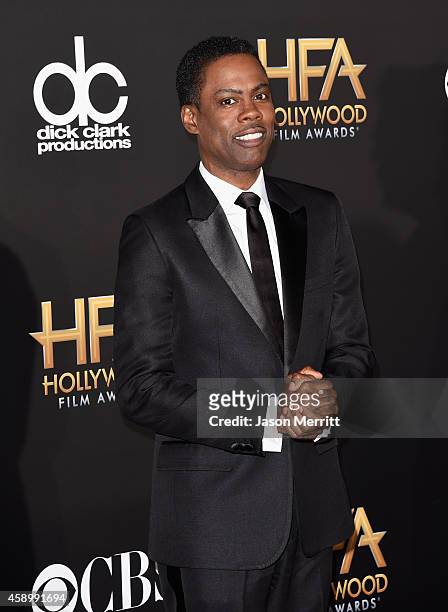 Actor Chris Rock attends the 18th Annual Hollywood Film Awards at The Palladium on November 14, 2014 in Hollywood, California.