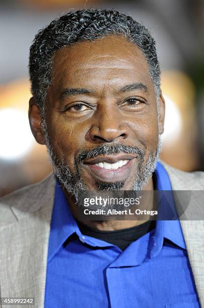 Actor Ernie Hudson arrives for the Premiere Of Universal Pictures And Red Granite Pictures' "Dumb And Dumber To" held at the Regency Village Theater...