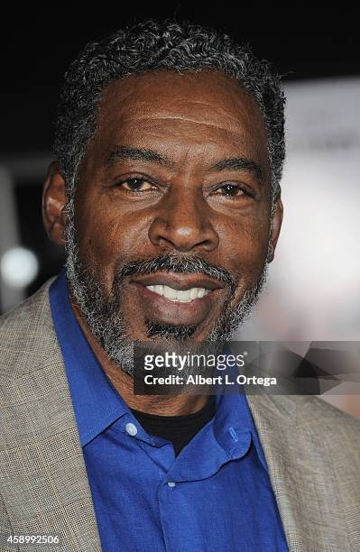 Actor Ernie Hudson arrives for the Premiere Of Universal Pictures And Red Granite Pictures' "Dumb And Dumber To" held at the Regency Village Theater...