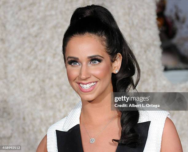 Actress Syd Wilder arrives for the Premiere Of Universal Pictures And Red Granite Pictures' "Dumb And Dumber To" held at the Regency Village Theater...