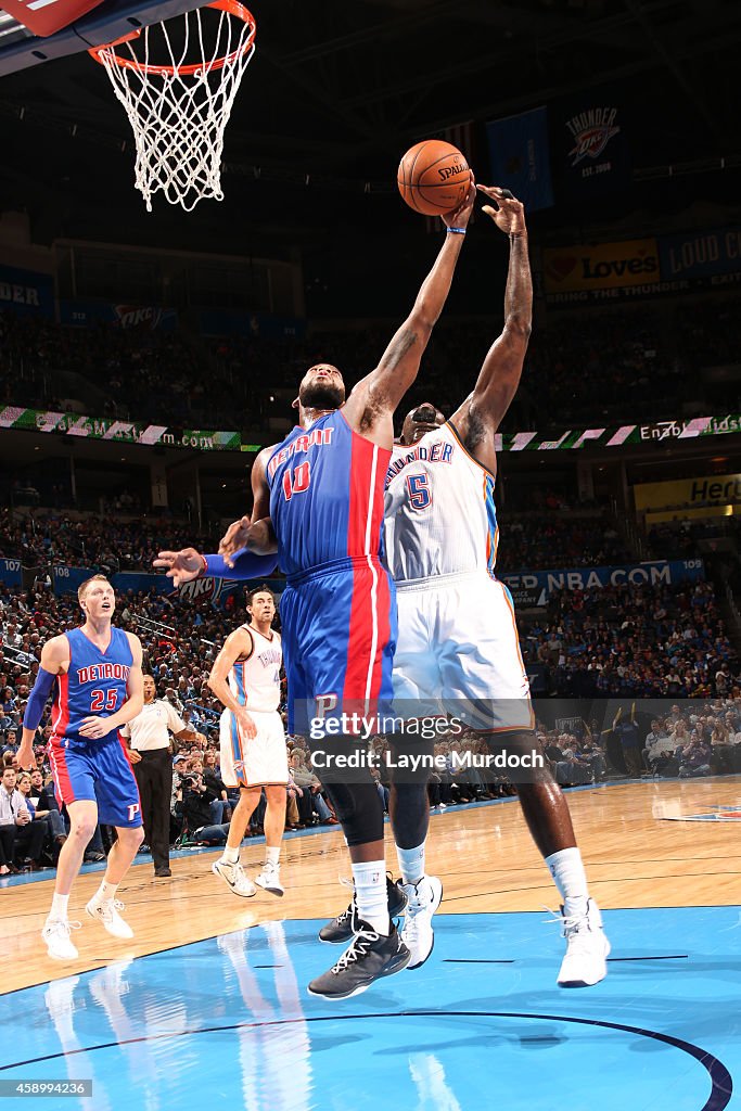 Detroit Pistons v Oklahoma City Thunder