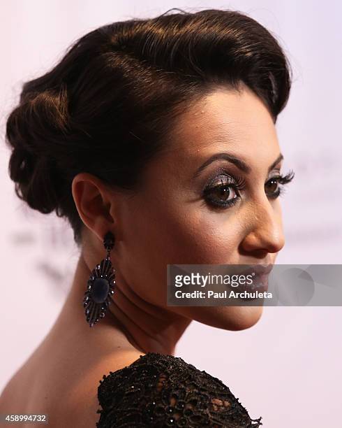 Actress Francia Raisa attends the 3rd annual Unlikely Heroes Awards Dinner and Gala at the Sofitel Hotel on November 8, 2014 in Los Angeles,...