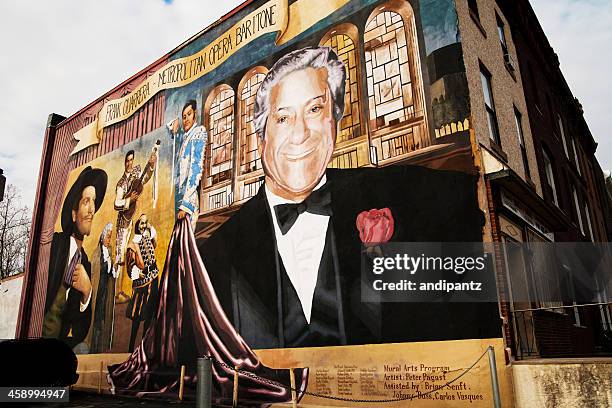 mural de filadelfia - mural fotografías e imágenes de stock