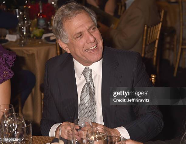 President and Chief Executive Officer of CBS Corporation Leslie Moonves attends the 18th Annual Hollywood Film Awards at The Palladium on November...