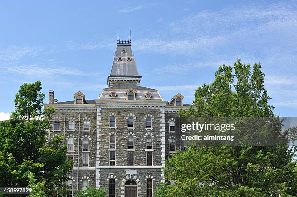 mcgraw hall in cornell university - cornell university stockfoto's en -beelden