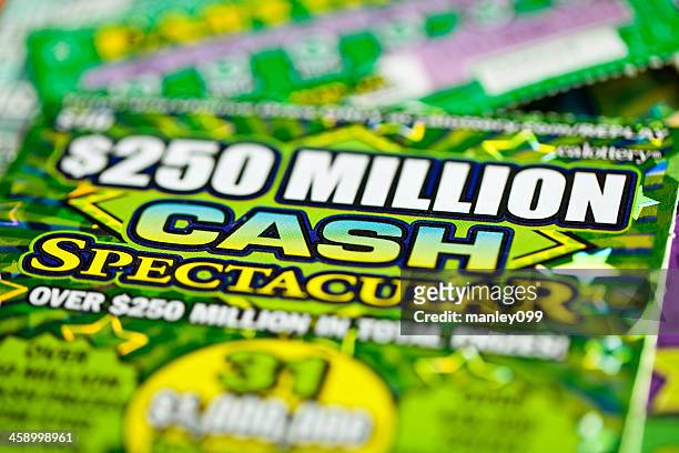 win cash $250 million dollars - scratch card stock pictures, royalty-free photos & images