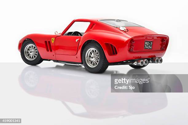 ferrari 250 gto model car - spoiler stock pictures, royalty-free photos & images