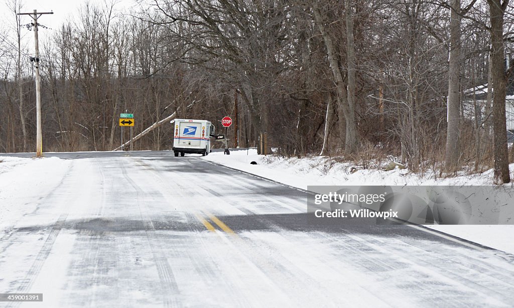 Rural US Postal Service de livraison