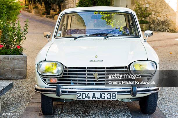 peugeot 204 - peugeot stock pictures, royalty-free photos & images