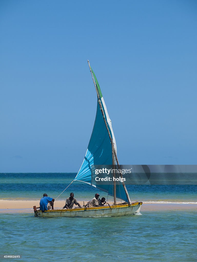 Dhow at the Bazaruto Archipelago, Mozambique