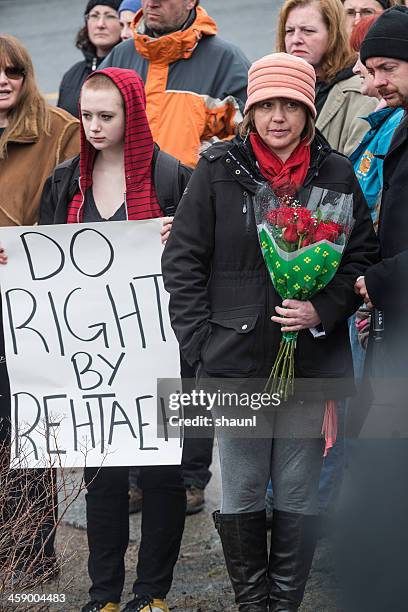 do right by rehtaeh - rehtaeh parsons stock pictures, royalty-free photos & images