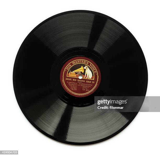 his master's voice record - gramophone stock pictures, royalty-free photos & images