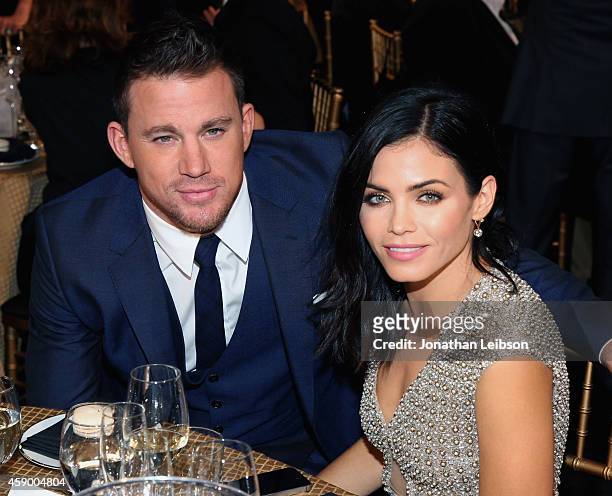 Actor Channing Tatum and actress Jenna Dewan Tatum attend The 18th Annual Hollywood Film Awards at The Palladium on November 14, 2014 in Hollywood,...