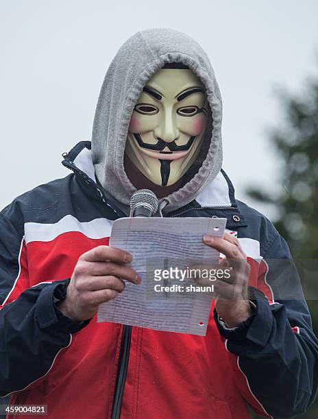 anonymous speaks - rehtaeh parsons stockfoto's en -beelden