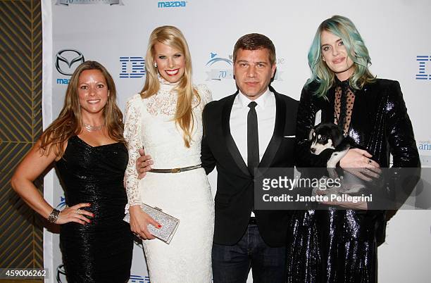 Kelly Murro, Beth Stern, Tom Murro and Taylor Bagley attend the North Shore Animal League America 2014 Celebrity Gala at The Plaza Hotel on November...