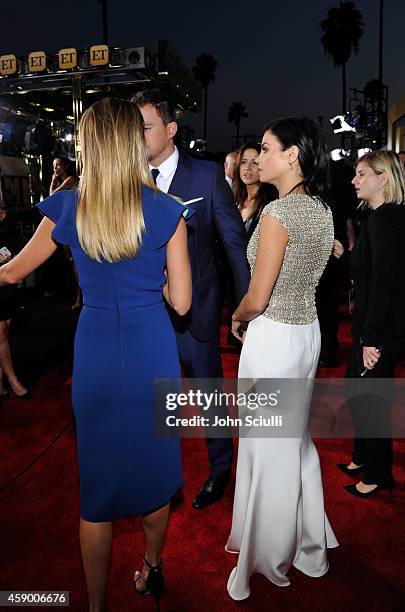 Actor Channing Tatum and actress Jenna Dewan-Tatum attend the 18th Annual Hollywood Film Awards at The Palladium on November 14, 2014 in Hollywood,...