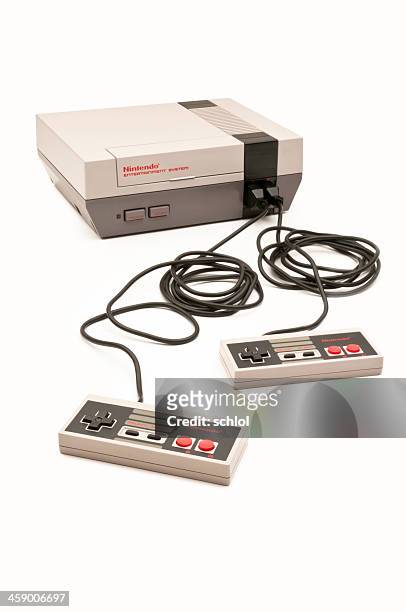 nintendo entertainment system - nintendo stock pictures, royalty-free photos & images