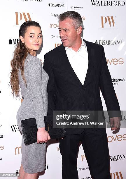 Matt LeBlanc and guest attend the Moves 2014 Power Women Gala at India House Club on November 14, 2014 in New York City.