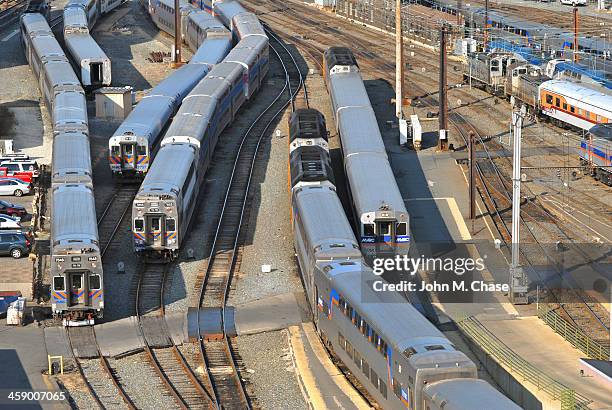 union station trainyard - amtrak nome de marca imagens e fotografias de stock