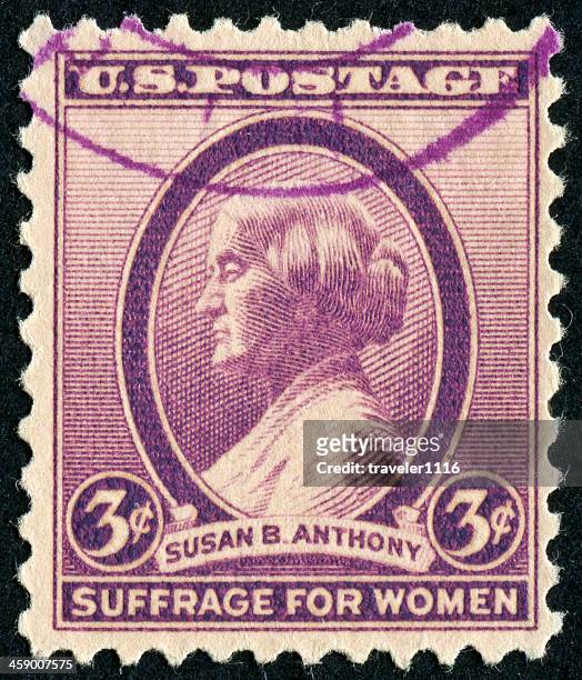 susan b. anthony stamp - susan b anthony stock pictures, royalty-free photos & images