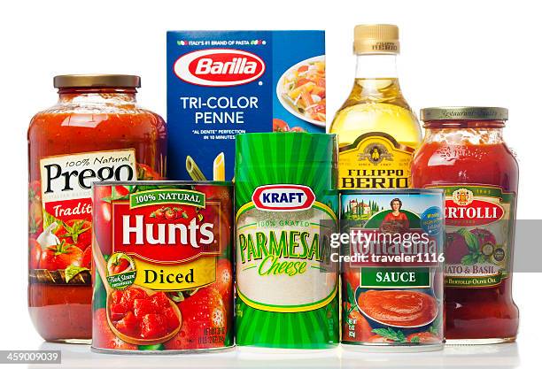 pasta ingredients - kraft foods stock pictures, royalty-free photos & images