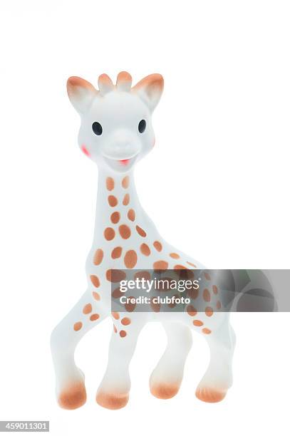 baby's sophie giraffe teether - giraff bildbanksfoton och bilder