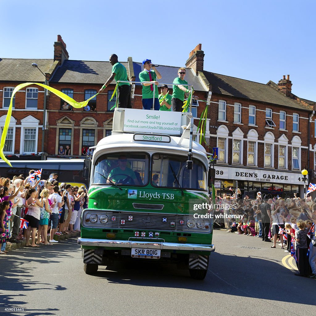 Olympic Torch Relay-Lloyds TSB Fahrzeug