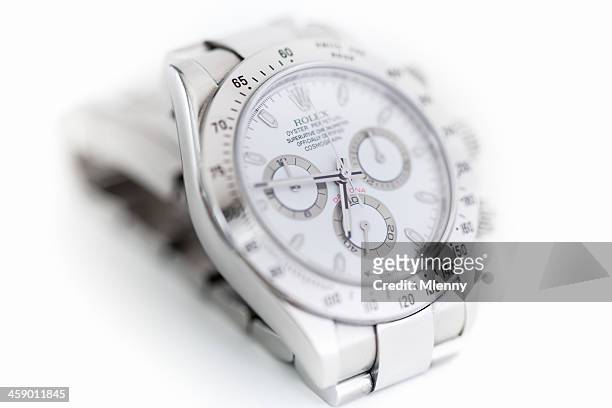 rolex daytona cosmograph - luxury watches foto e immagini stock