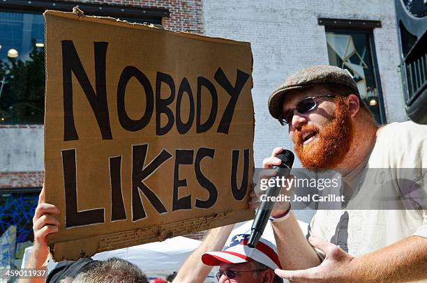street preacher and tough crowd - fundamentalism stock pictures, royalty-free photos & images