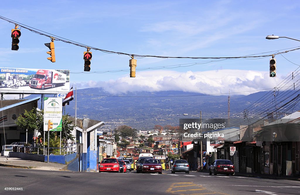 Traffic in San Jose Costa Rica
